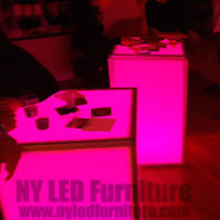 LED Event Cocktail Table Rental