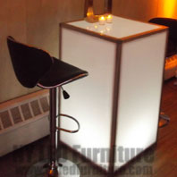 LED Lighted Table Rental NYC