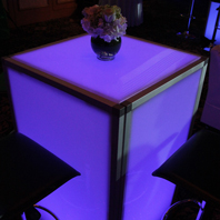 Rent Dimmed LED Lighting Tables NYC