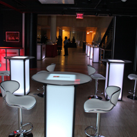NJ Corporate Rental Party LED Furniture