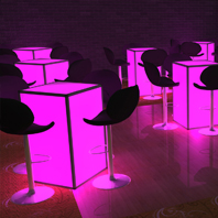 Rental LED Cocktail Tables - Suffolk County, NY